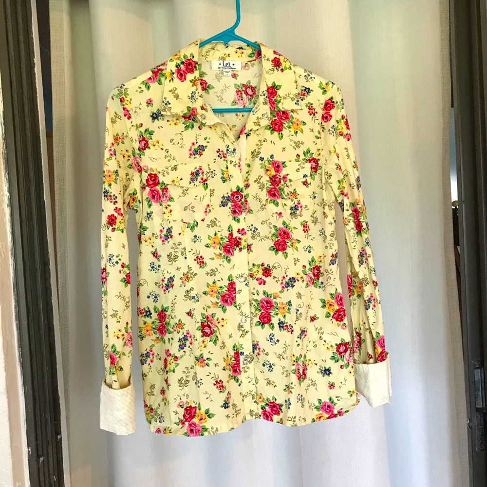 Calico Snap blouse